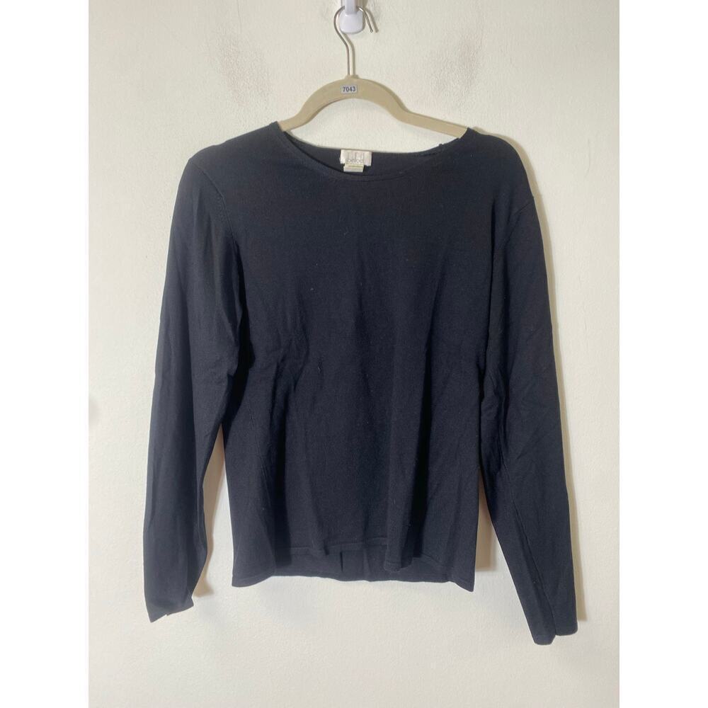 Belford Lightweight Sweater in Black Size Large